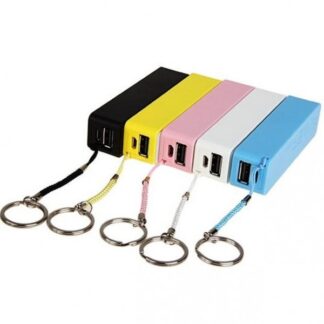 Портативный аккумулятор Брелок 2600 mAh, цвет в ассортименте