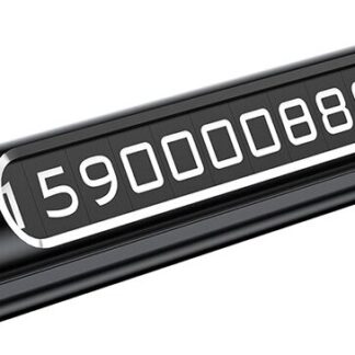 Автовизитка парковочная Baseus All Metal Temporary Parking Number Plate (dual-number version) black