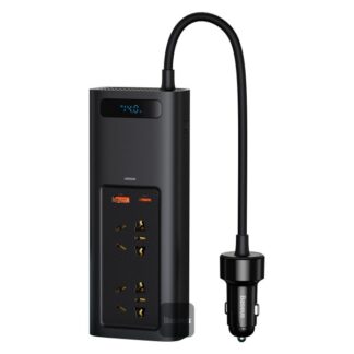 Автомобильный инвертор Baseus In-car Inverter 150W (220V EU) Black