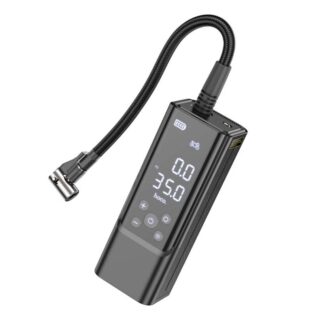 Автомобильный портативный компрессор Hoco ZP7 Maddy portable smart air pump(5000mAh)