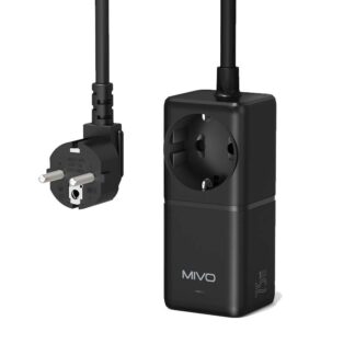 Настольный блок питания GAN устройство Mivo MС-751, 75W AC+2 USB+ 3 Type-C